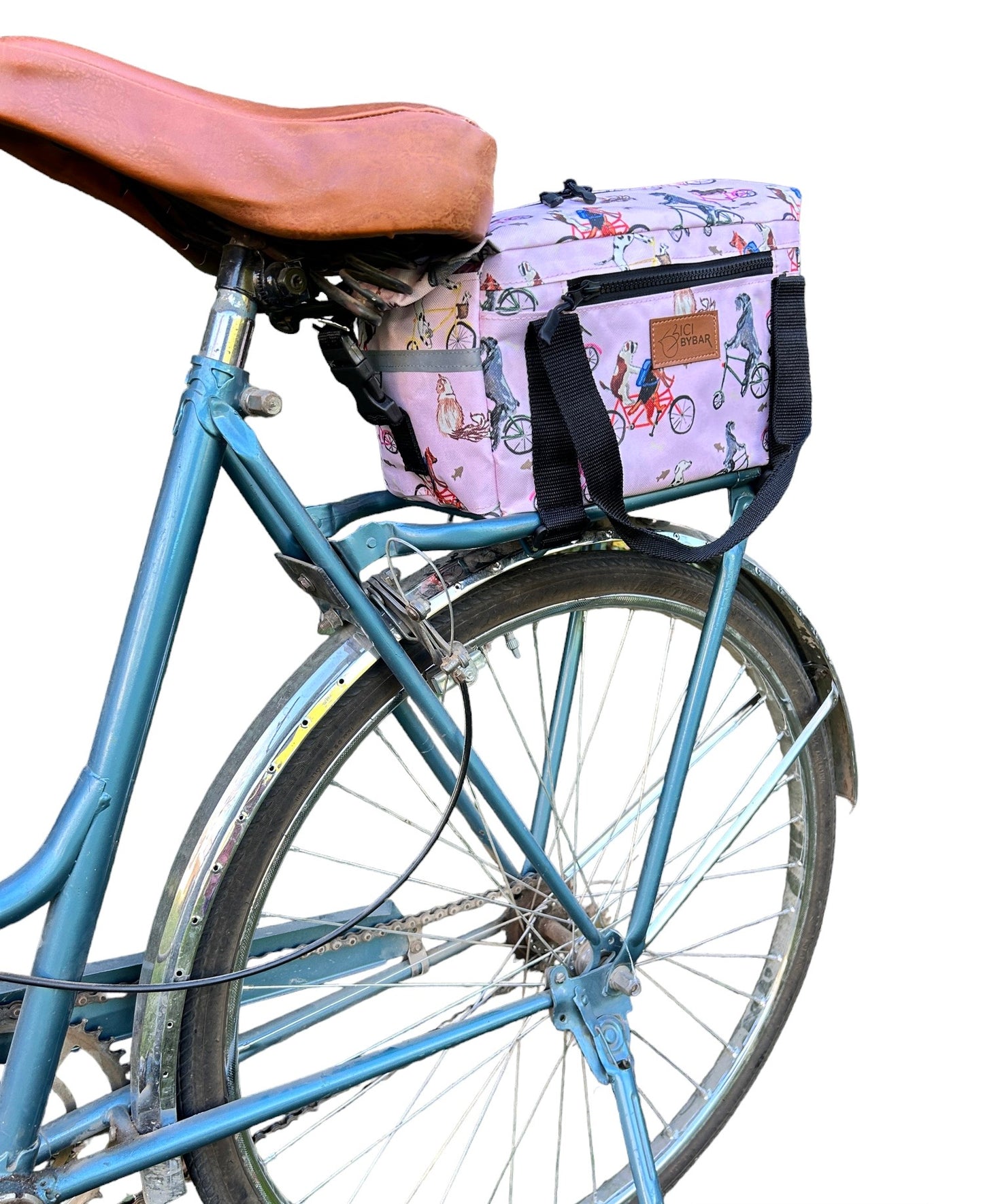 MAGUI - Pets Pink Bicycle Trunk bag