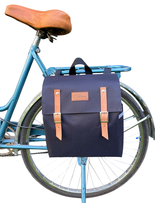 HOWARD - Alforja impermeable negra