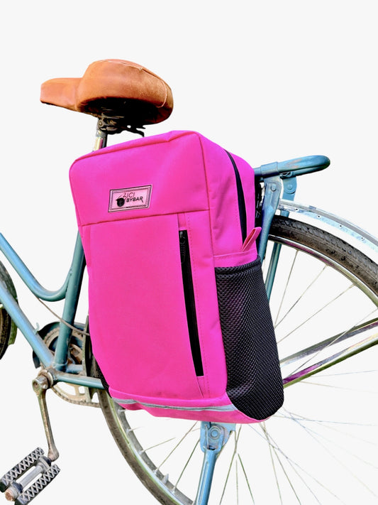 SPORT- Alforja Mochila Impermeable Rosa