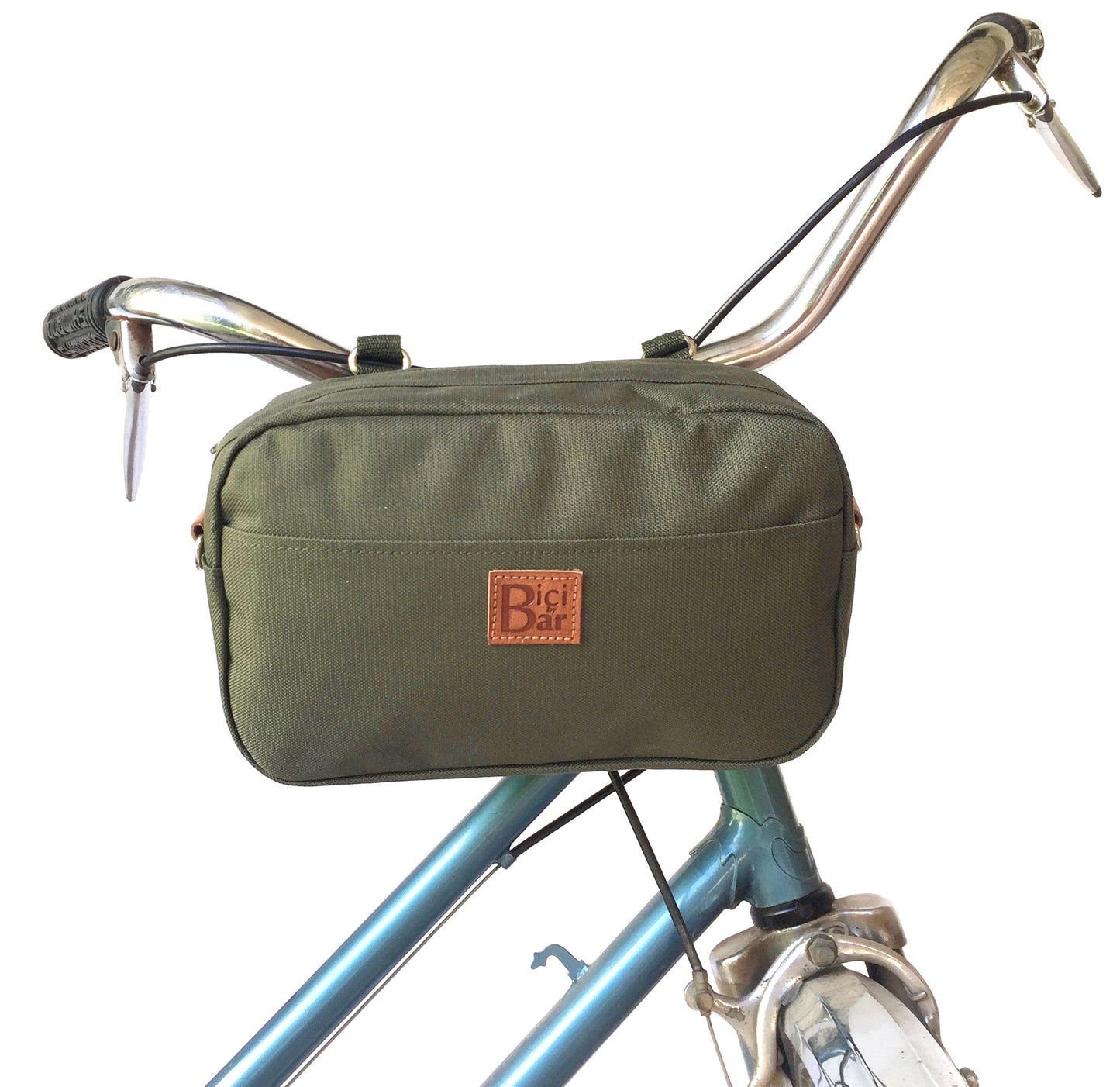 BIKE PACK - Handlebar green canvas