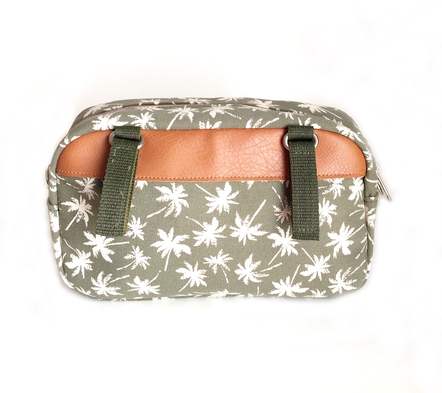 BIKE PACK - Handlebar Green Palms canvas
