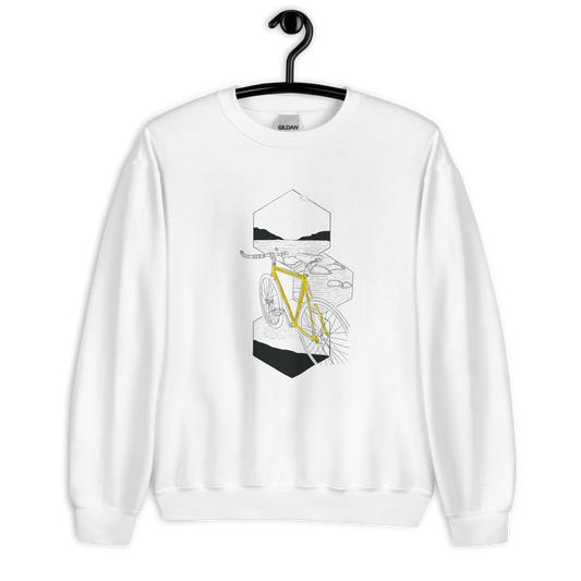 Seaside Bikeride Sweatshirt - White
