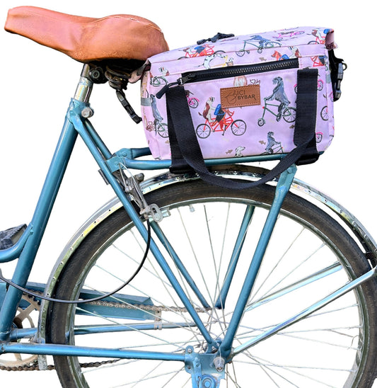 MAGUI -  Pets Pink Bicycle Trunk bag