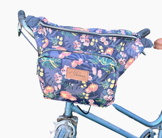 Maxi Sling Bag - Floral Blue