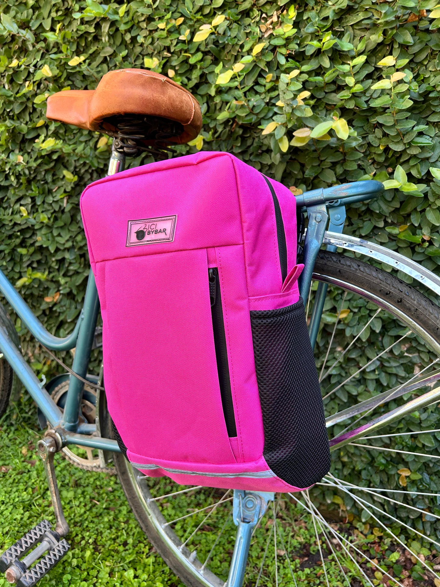 SPORT- Alforja Mochila Impermeable Rosa
