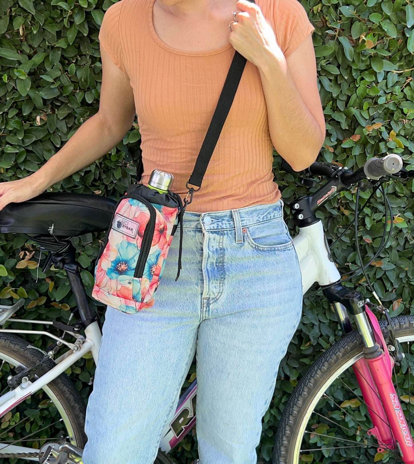 Water Bottle Bag - Amapolas