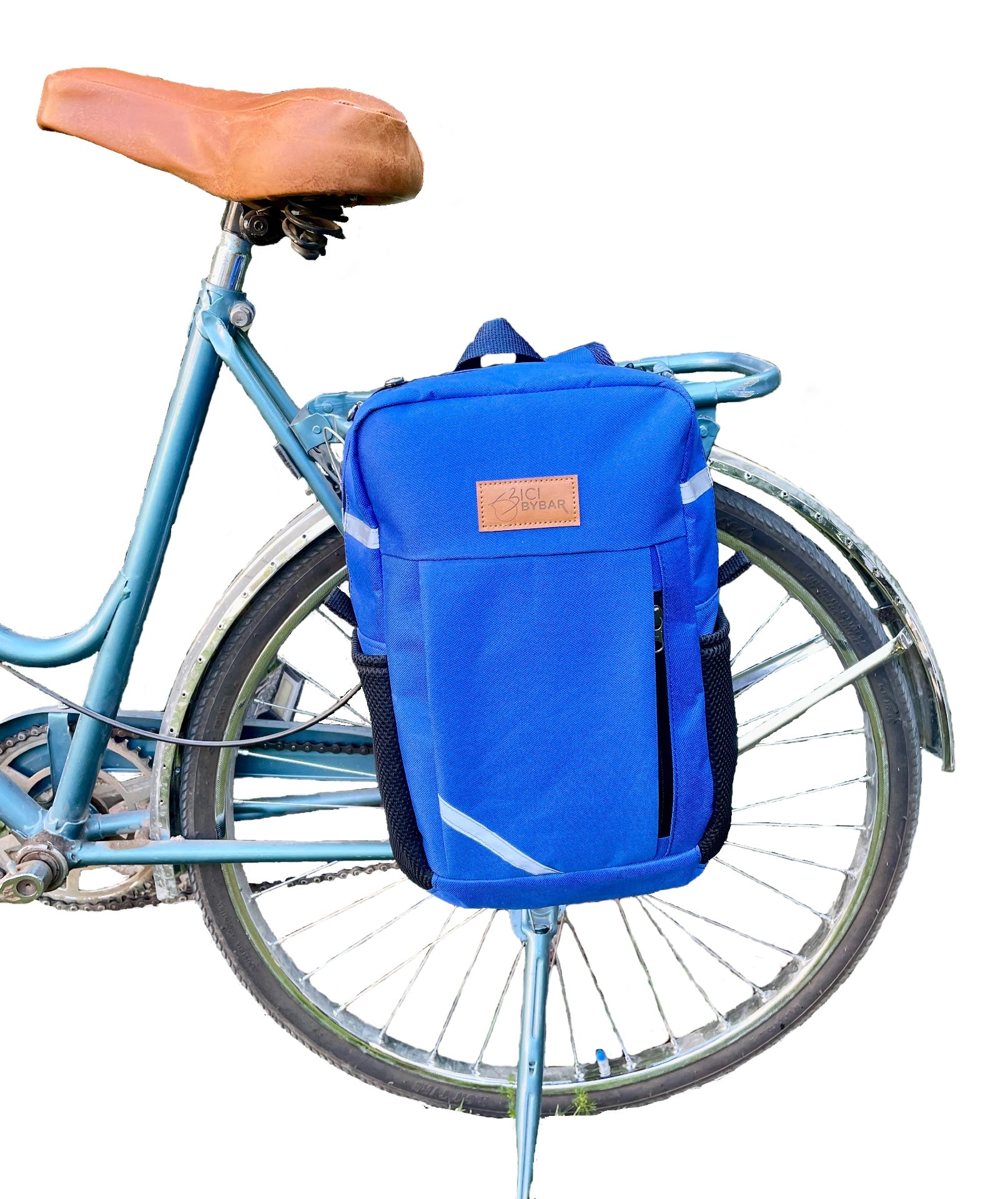 SPORT- Electric Blue Waterproof Backpack Pannier