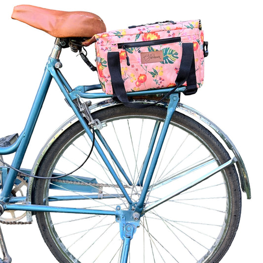 MAGUI - Floral Peach Bicycle Trunk bag