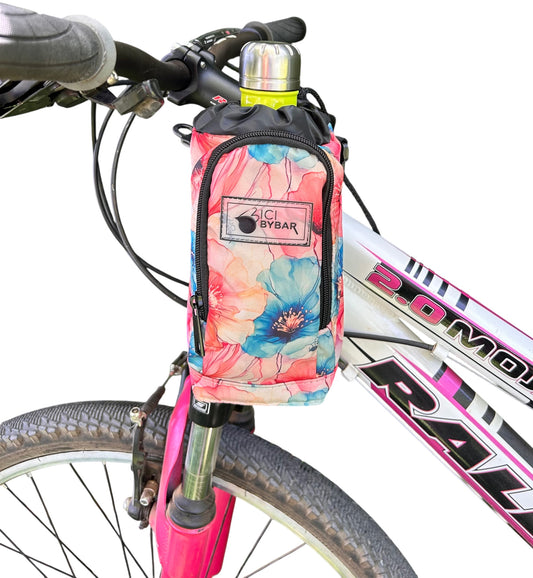 Water Bottle Bag - Amapolas