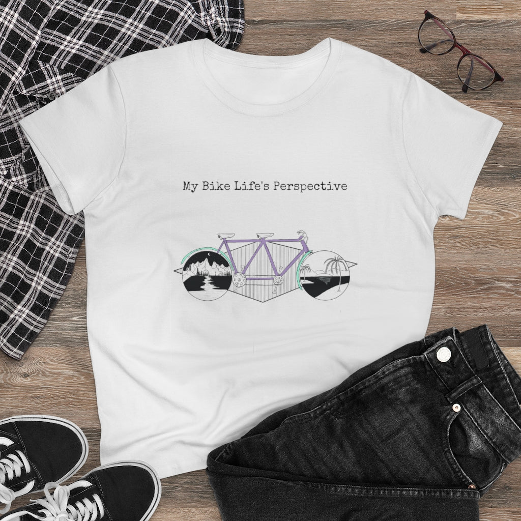 Women's Bike life Perspective Tee