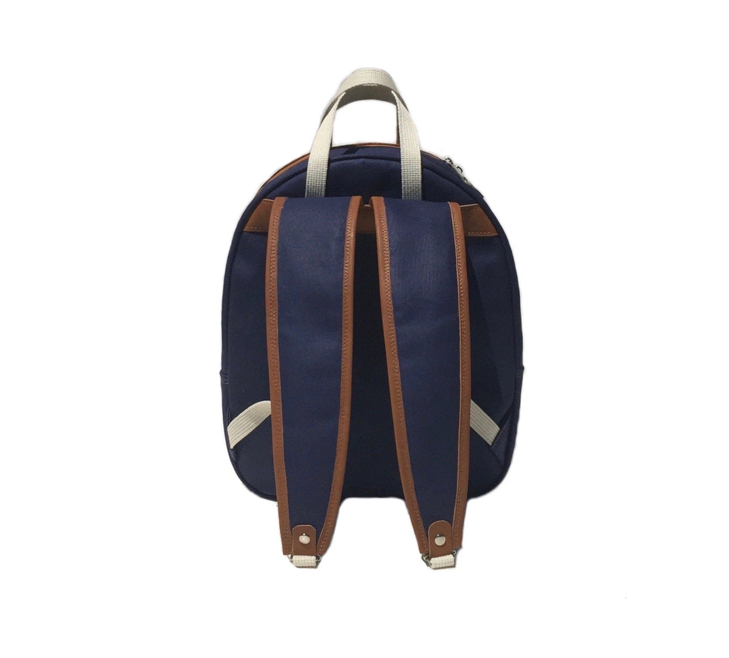 Navy Cotton canvas backpack