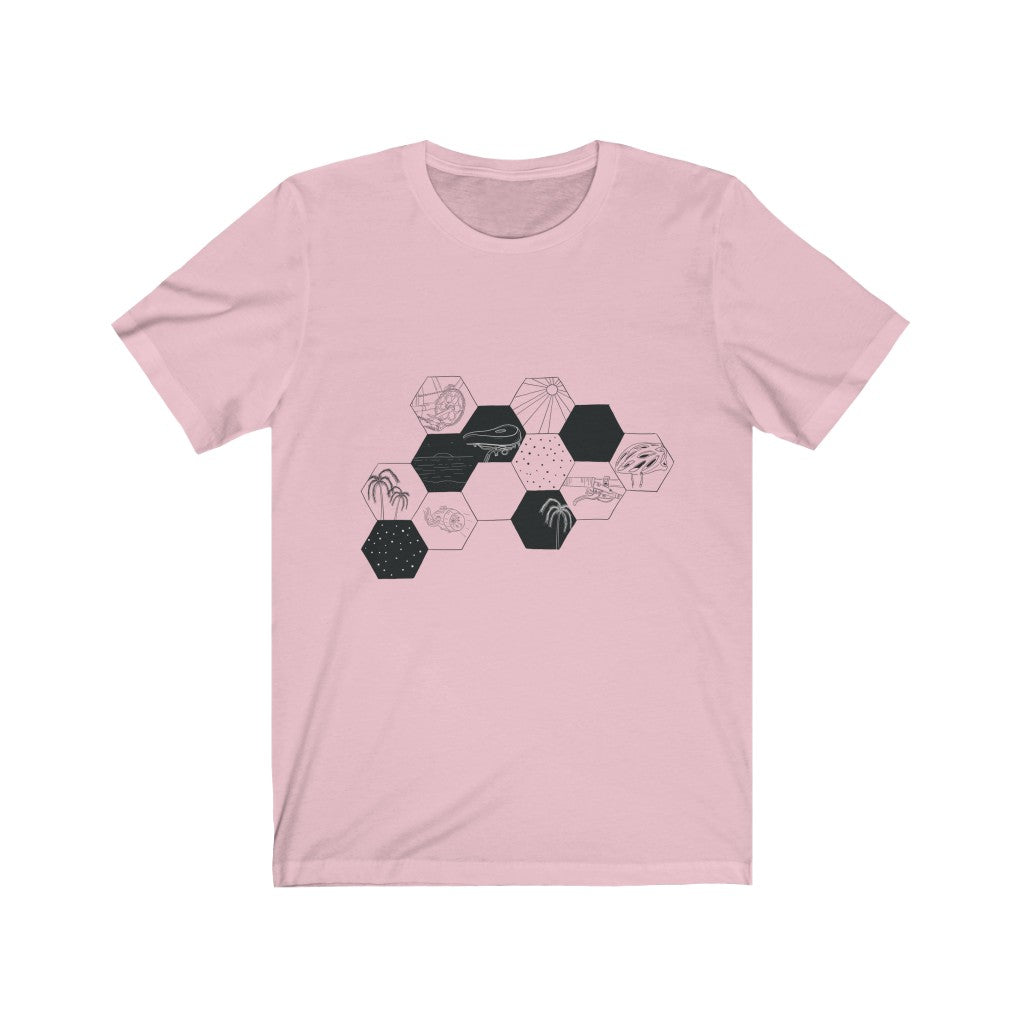 Unisex Bicycle Pentagon Tee