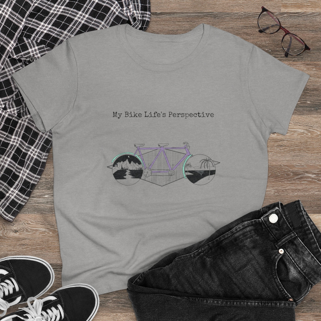 Women's Bike life Perspective Tee