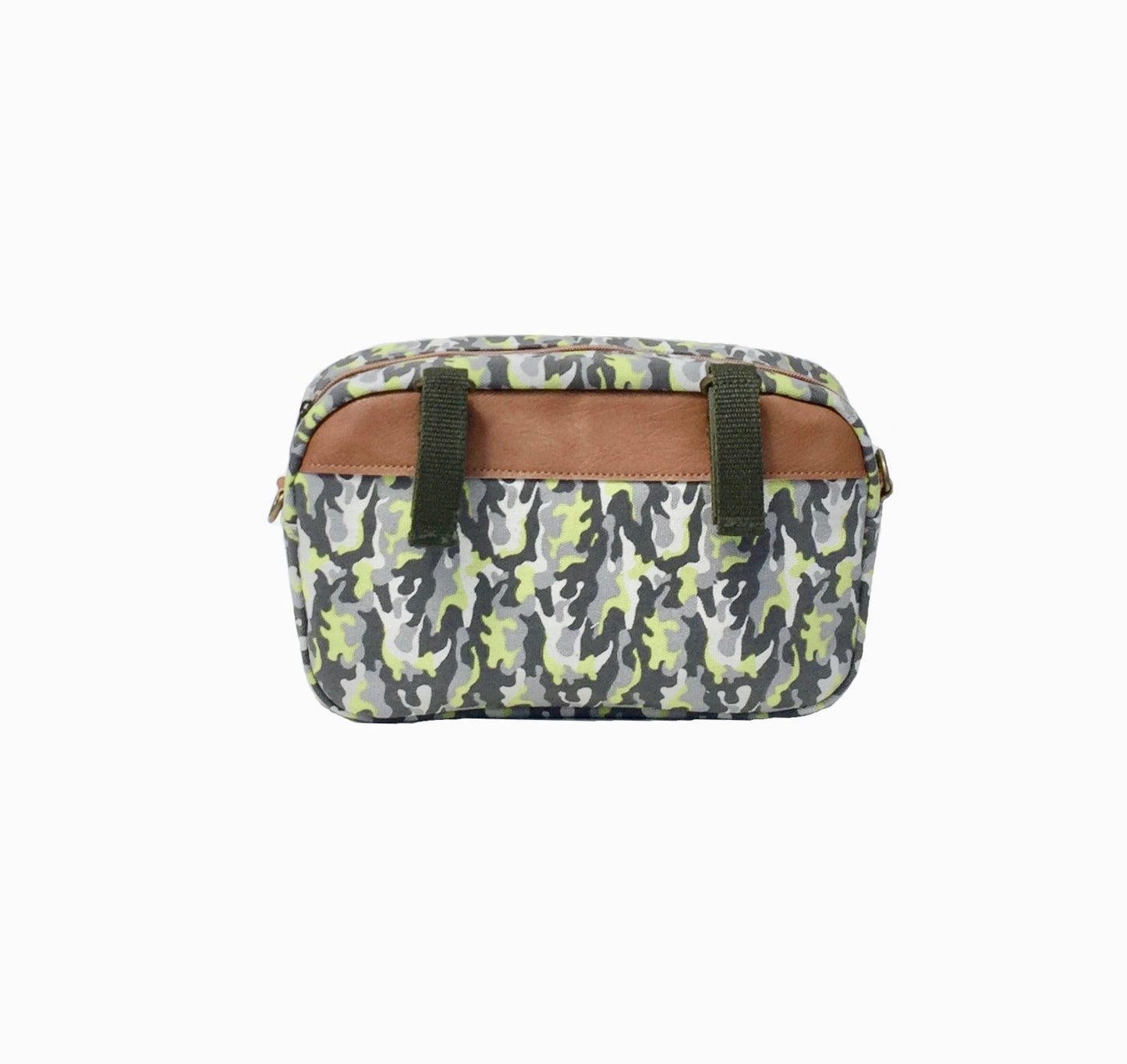 BIKE PACK - Cartera lona fluorescente camuflaje