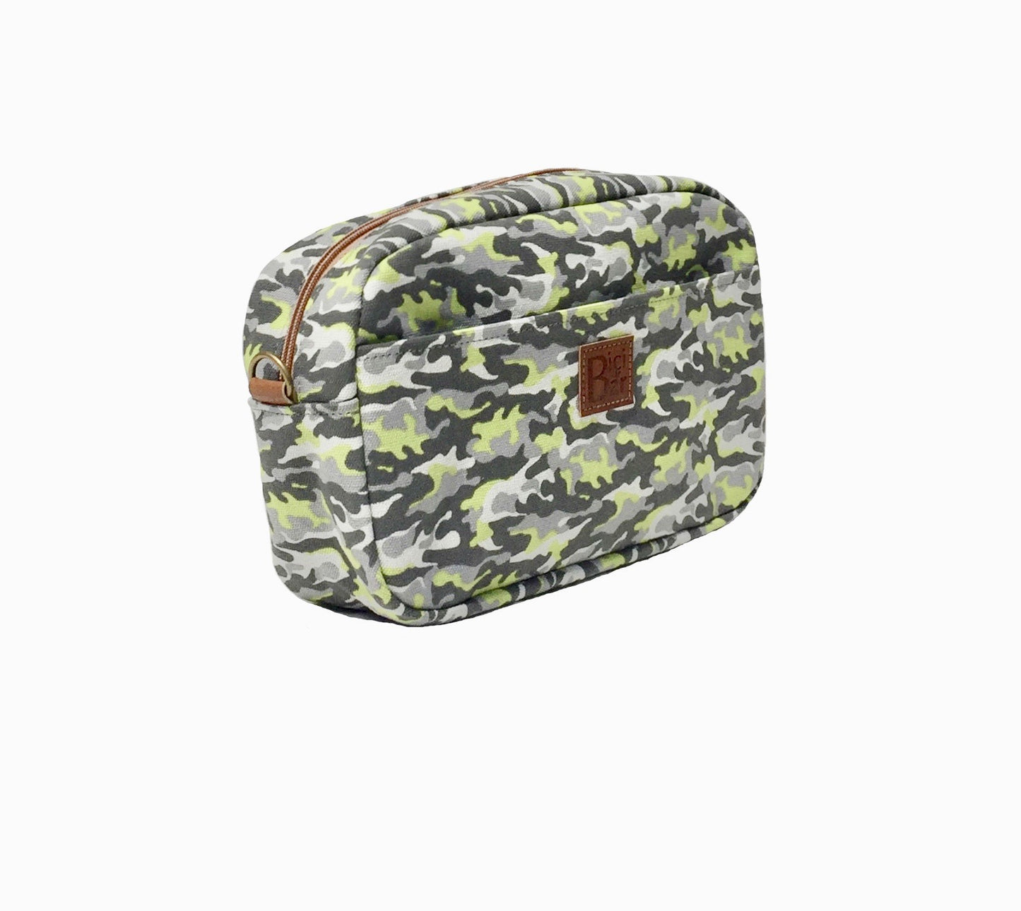 BIKE PACK - Cartera lona fluorescente camuflaje