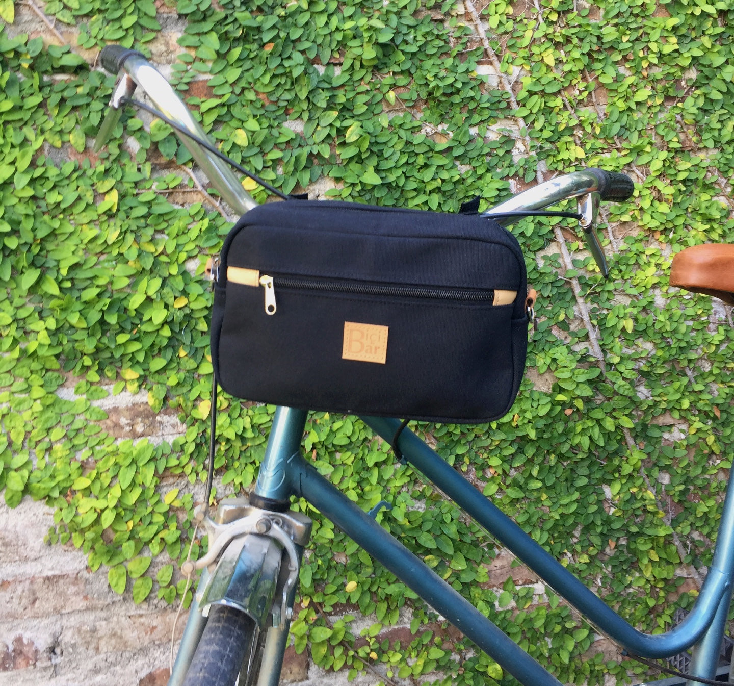 BIKE PACK - Cartera en Lona negra