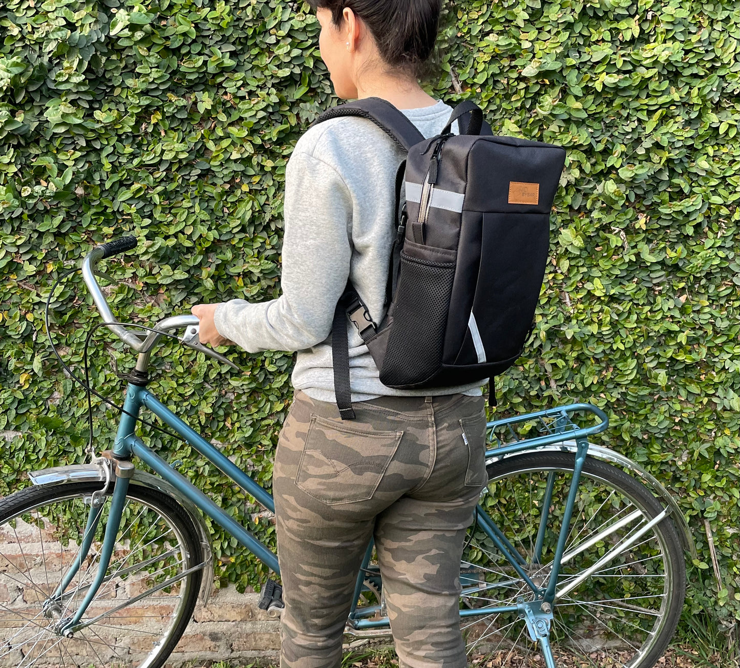 SPORT - Black Backpack Pannier Water Resistant