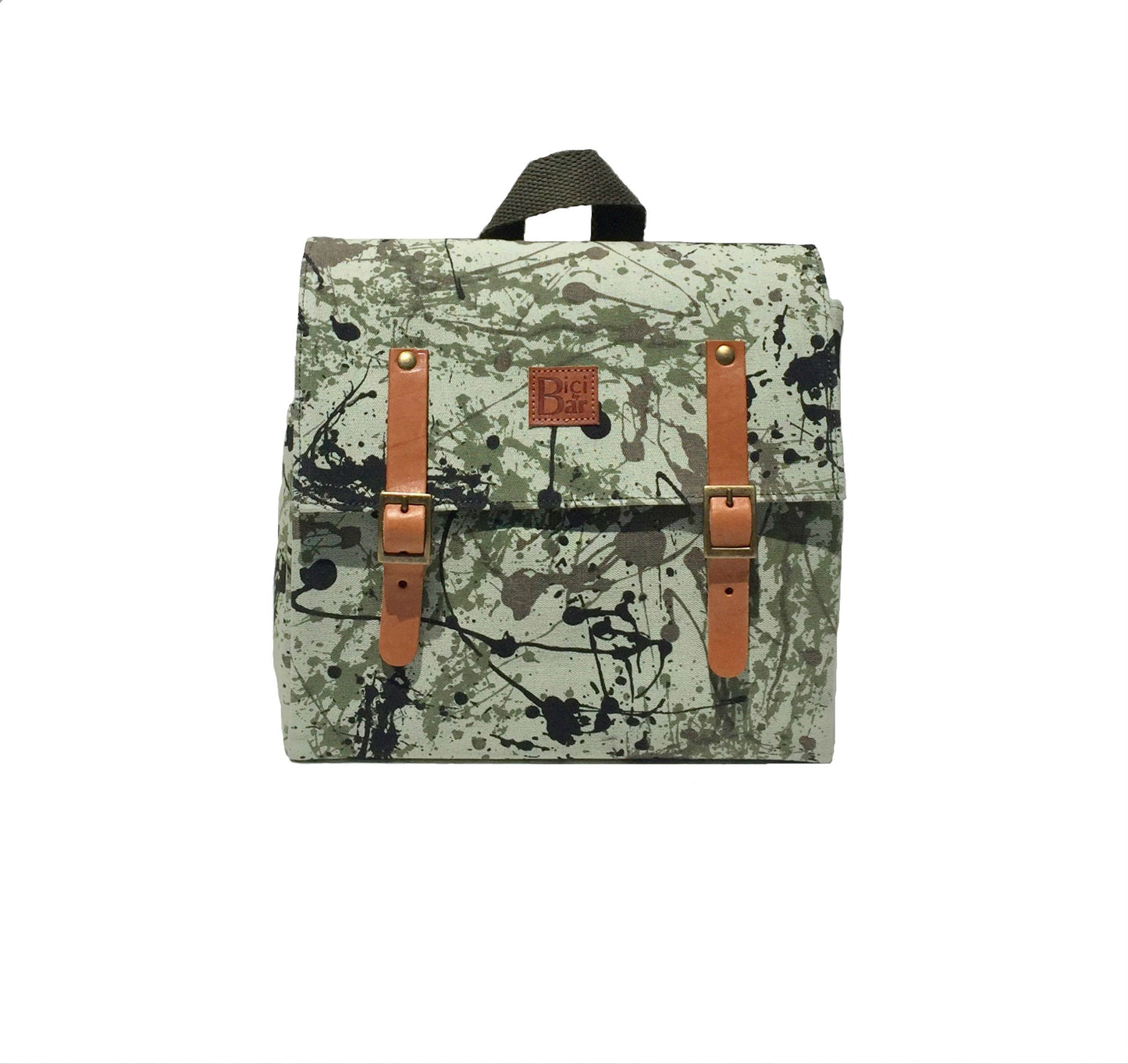 HOWARD - Pannier Vesubio green canvas