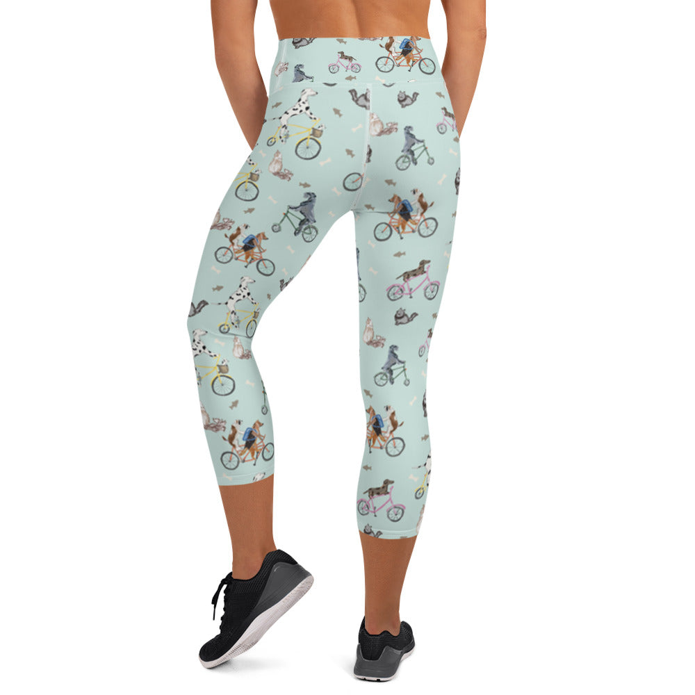 Dogs & Bikes Bicycle Leggings