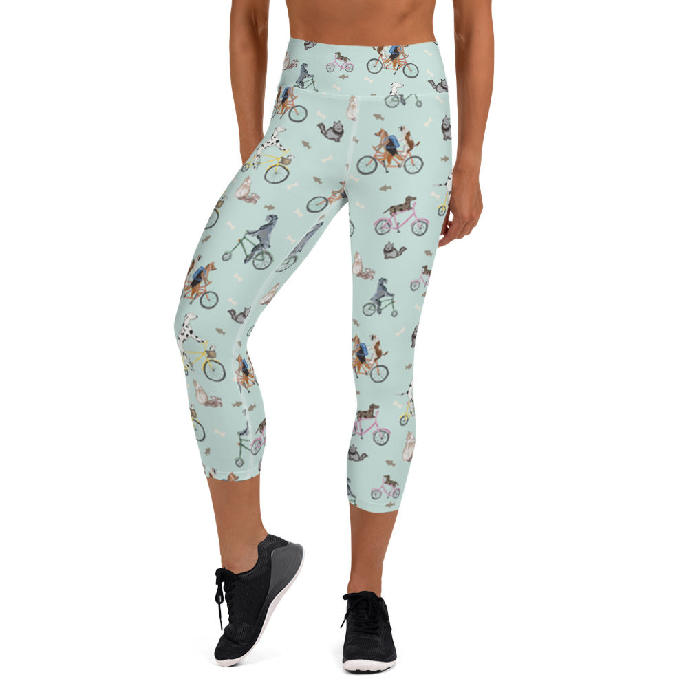 Dogs & Bikes Bicycle Leggings