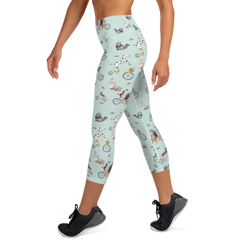 Dogs & Bikes Bicycle Leggings