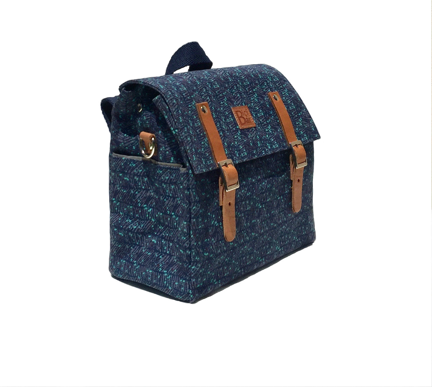 HOWARD - Pannier blue wheat canvas